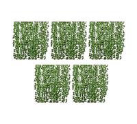 BUAGOUWZ 60Pcs Artificial Ivy Vine Colgante Guirnalda False Leaf Vine Family Garden Boda Decoración de La Pared, 84 Pies, Verde