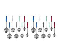 BUAGOUWZ Cucharas para Servir con Control de Porciones - Imprescindibles Bariátricos Vigilan el Peso y Bypass Gástrico - Juego de 16 Cucharones