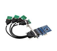 BUAGOUWZ ExpansióN PCI 4 Puertos RS422 Tarjeta de ExpansióN RS485 PCI-E a -422-485 Tarjeta Multiserie Protector Industrial