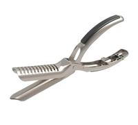 BUAGOUWZ Herramienta para Preparar Costillas, Removedor Membrana de Costillas Acero Inoxidable,Desollador de Costillas para Barbacoa, Preparador de Costillas para Entusiastas de la Barbacoa