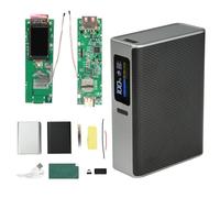 BUAGOUWZ Kit de Banco de Energía DIY para Batería 21700, Placa Base de Carga Rápida de 22.5W, Módulo de Superpotencia Portátil Mini, Interfaz Dual Type-C USB.