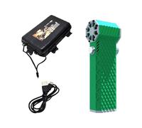 BUAGOUWZ Mini Turbofan 110000RPM Conveniente Turbofan de Mano Motor Sin Escobillas de Alta Velocidad Soplador de Polvo Velocidad Continua Ventilador Violento A