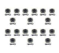 BUAGOUWZ Módulo de Cámara de 18 Piezas 100 Grados OV9732 Cable de 2 M 1280x720 30 Fps, para DIY Autodarts.Io, Unidad USB Gratis