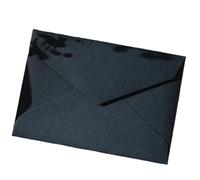 BUAGOUWZ Sobre de Papel de Occidental de Alta Calidad 250g, Sobres Negros/Azules, Invitaciones de Boda, Papelería, Postales, Textura de Alta Calidad, Adecuada para Bodas B.