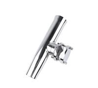 BUAGOUWZ Soporte de Caña de Pescar para, Estilo Torneo, de Acero Inoxidable, con Abrazadera para de 1-1/4" A 2", 1 Unidad.