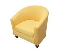 BUAOGDVG 2 Fundas elásticas for Silla Chesterfield de una Plaza, Antideslizantes y extraíbles, for Dormitorio, Bar, Club, cóctel.(Giallo)