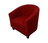 BUAOGDVG 2 Fundas elásticas for Silla Chesterfield de una Plaza, Antideslizantes y extraíbles, for Dormitorio, Bar, Club, cóctel.(Rosso Scuro)