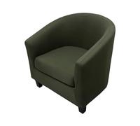 BUAOGDVG 2 Fundas elásticas for Silla Chesterfield de una Plaza, Antideslizantes y extraíbles, for Dormitorio, Bar, Club, cóctel.(Verde Militare)