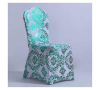 BUAOGDVG Fundas for sillas Doradas con Estampado Floral Metalizado