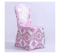 BUAOGDVG Fundas for sillas Doradas con Estampado Floral Metalizado