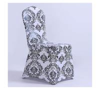 BUAOGDVG Fundas for sillas Doradas con Estampado Floral Metalizado