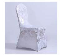 BUAOGDVG Fundas for sillas Doradas con Estampado Floral Metalizado