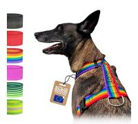 Bub’s® Arnés Perro Antitirones - Arnés Forma de H - Dog Harness, Pechera para Perro (Multicolor, Grande)