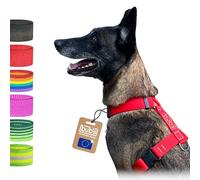 Bub’s® Arnés Perro Grande Antitirones - Forma de H - Dog Harness, Pechera para Perro (Grande, Rojo)