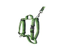 Bub’s® Arnés Perro Grande con Asa Antitirones - Arnés Perro Forma de H - Pechera Canina (Grande con Asa, Verde)