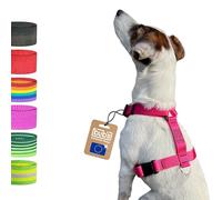 Bub’s® Arnés Perro Mediano Antitirones - Arnés Perro Forma de H - Dog Harness, Pechera para Perro (Mediano, Rosa)