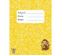 Buba Safari: Primary Composition Notebooks | Kids Handwriting & Drawing Journal | Pre-K, Grades K-2 | 100 Pages | 7-1/2" x 9-3/4"