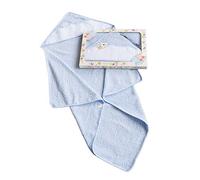 Bubabù Albornoz de bebé para bordar, con inserto de etamina en capucha triangular, tamaño 55 agujeros, con hilo para bordar. Medidas: 75 x 75 cm. Composición: algodón 100% fabricado en Italia