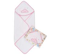 bubabù albornoz yoghy para niño, triángulo, 75 x 75 cm Rosa