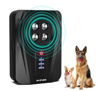 Bubbacare Ahuyentador de Perros, 33FT Auto Antiladridos para Perros Ultrasonidos, Ahuyentador Gatos Exterior con 3 Modos, Ahuyentador Palomas Recargable, Segura para Perros Pequeños y Grande