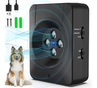 Bubbacare Antiladridos, 3 Modos Dispositivo Antiladridos para Perros con 4 Transmisores Ultrasónicos, Audio y Ultrasonidos Ahuyentador de Perros, Impermeable e Recargable, Control de 33 Pies