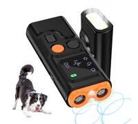 Bubbacare Antiladridos Ultrasonidos para Perros, Dispositivo Antiladridos para Perros de Modo Dual con Pantalla LED y Linterna, Antiladridos de Mano para Perros Ultrasonidos Recargable
