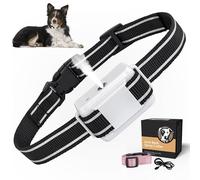 Bubbacare Collar Antiladridos, antiladridos para Perros, Dispositivo antiladridos, Collar Automático de Spray Anti-ladridos Recargables y Seguros Sensibilidad y Volumen Ajustables, Blanco