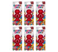Bubble Baby Ambientador y eliminador de olores para Coche, Aroma a Cereza (Paquete de 6)
