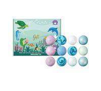 Bubble Bath Balls - Bath Bomb Set, 12 Pack Stocking Stuffer Toy Collection, Foaming Bubble Cleanser Balls with Surprise Effect, Kids Baths Bomb Play Kit, Relaxing Spa Baths Accessories