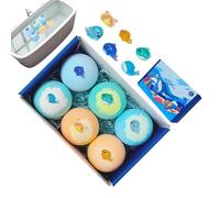 Bubble Bath Balls Gift Set - Fizzy Bath Bombs | Skin Friendly Formula With Colorful Foam Effect, Aromatherapy Soothing Baths Fizzers For Home Shower Relaxation, Alternative Therapies
