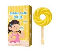 Bubble Bath - Long Lasting Foaming Bubbles - Moisturizing | Cute Lollipop Shape Fragrance Salt Ball | 6 Pieces Foam Bath Ball | For Women Wife Men Grandma Girls Youth Family Home Travel