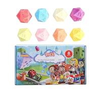 Bubble Bath para adultos - Con juguete de cubo y limpiador hidratante natural - 8 baños de espuma perfumados | Para mujeres, esposas, hombres, abuelas, niñas, adolescentes, familia seca