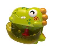 Bubble Bath Toy, Automatic Bubble Maker, ABS, Silicone Material, Funny Light Up Dinosaur Music Game for Bathroom Shower for Girls Boys, Indoor Pool and Home Fun, 6.89x3.35x6.3 Inches