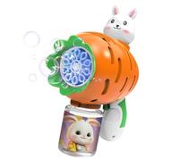 Bubble Blower Machine, Bubble Maker with LED, Easter Bubble Wands, No-spill Bunny Bubble Machine, Bubble Machine for Birthdays, Bubble Blower for Carnivals, Bubble Machine for Beaches, Backyard Bubble