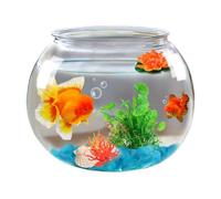 Bubble Bowl - Clear ABS Tamaño Opciones 12.5cm 18cm | Shatter Resistente Mini Fish Vessel Aquarium Accessory | Contenedor de Pantalla para Mesa Center Party Decor Home Indoor Desk