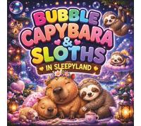 Bubble Capybara & Sloths in Sleepyland: A Cute and Easy Bedtime Coloring Book for Kids Ages 4-8 Featuring Adorable Capybaras, Sleepy Sloths and 40 ... and Sweet Dreams (CozyDoodle Studio Kids™)
