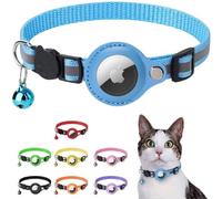 Bubble Cat - Collar de burbuja para Airtag - Accesorio compatible con Apple Airtag, seguridad antiestrangulamiento para gatos y cachorros, GPS no incluido. (Azul)
