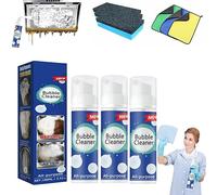 Bubble Cleaner, Bubble Power Cleaner, Bubble Cleaner Foam Spray, All Purpose Rinse Cleaning Foam, Powerful Stain Removing Foam Cleaner, All Purpose Powerful Stain Removal Kit (100ML * 3)