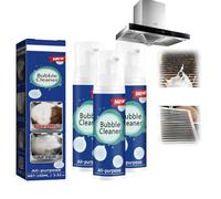 Bubble Cleaner Foam Spray, All Purpose Rinse Free Cleaning Spray Magic Foam Cleaner, A Good Helper for Removing Kitchen Grease. (3pcs)