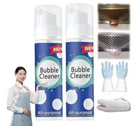 Bubble Cleaner,Scrubbing Bubbles,Worktop Cleaner,Multi-Purpose Foam Cleaner,All-Purpose Rinse-Free Kitchen Deep Cleaning Spray For Kitchen And Bathroom (2pcs)