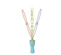 Bubble Fun - Varilla de Burbujas Triple, Mecanismo Plegable, Burbujas de jabón en Diferentes tamaños, 120 ml de lejía, 37 cm, a Partir de 3 años