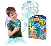 Bubble Gun - Tiburón de Deluxebase. Juguete de Animales soplador de Burbujas para niños. Juguete de Burbujas Divertido con el Que Tener Horas de diversión