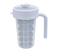 Bubble Ice Cup Maker - Reusable Squeeze Freezer Mold with Straw