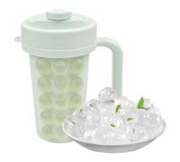 Bubble Ice Cup - Squeeze Kitchen Ice Maker, Flexible Mold with Stainless Steel Inner, Straw Lid Drink for Coffee Tea Whiskey Cocktails, Outdoor Camping Picnic Party, for Family Gatherings