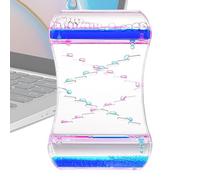 Bubble Liquid Timer - Spiral Oil for Sensory Play | Colorful Moving Droplets Toy for Kids Adults Office Desk Classroom Bedroom Home Stress Relief and Relaxation Focus Aid