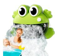 Bubble Machine, Baby Toys, Adorable Cute Frog Crocodile Bath Bubbles, Fun Shower for Girls and Boys, Birthday Presents, Easter Basket Fillers, 7.52x5.98x3.54 Inches