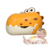 Bubble Machine, Bath Toy, 8.27x6.1x3.15in Dinosaur Shape, Musical Function, Electric , Includes Suction Cup for Baby Bath Time, Age 3+, Birthday Gift, Fun Company, Indoor