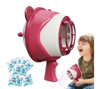 Bubble Machine, Bubble Maker for Kids Outdoor, ABS Wind-Powered Interactive Toy, Fun Bubble Games with Solution, Perfect for Birthday Parties, Summer Play, Yard, Lawn, and Garden, 18x24x35cm