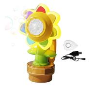 Bubble Machine, Bubble Maker Sunflower Bubble Blower Machine, Dancing Car Toy for Kids, Men, Adolescente, Dorm, Classroom, Road Trip, Home Decor Use 4.72x3.15x9.06 pulgadas