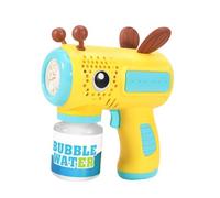 Bubble Machine - Cartoon Bee Design Automatic Blower | Electric Bubble Maker Toy | Bubbles For Kids Outdoor Party Birthday Wedding Celebration Backyard Bath